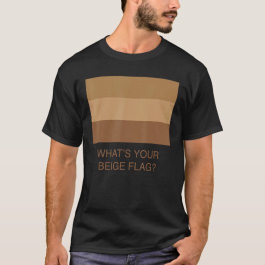 ベージュ国旗とは Tシャツ (正面)