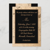 ベージュ大理石エンクロージャカード エンクロージャーカード (正面/裏面)