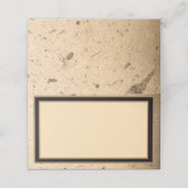 ベージュ大理石座席表 プレイスカード (外部開封)