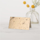 ベージュ大理石座席表 プレイスカード (裏面)