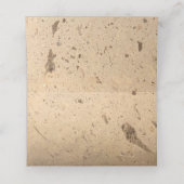 ベージュ大理石座席表 プレイスカード (内部開封)