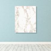 ベージュ大理石 キャンバスプリント (インサイチュ (ウッドフロア))