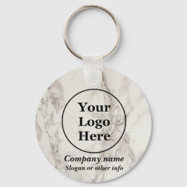 ベージュ大理石 キーホルダー