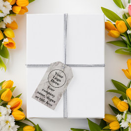 ベージュ大理石 ギフトタグ