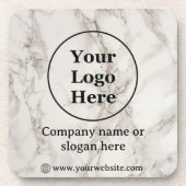 ベージュ大理石 コースター (正面)
