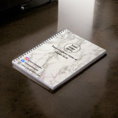 ベージュ大理石 ノートブック