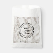 ベージュ大理石 フェイバーバッグ (正面)