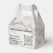 ベージュ大理石 フェイバーボックス (裏面サイド)