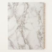 ベージュ大理石 プランナー手帳 (裏面)