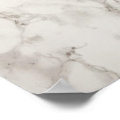 ベージュ大理石 ポスター (角)