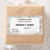 ベージュ大理石 ラベル (インサイチュ)