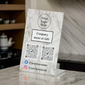 ベージュ大理石 台座サイン