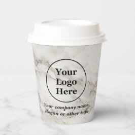 ベージュ大理石 紙コップ