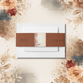 ベージュ族結婚民族 招待状ベリーバンド