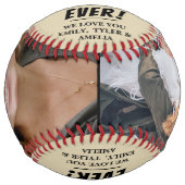 ベージュ最高のママ2 Photo Collage ソフトボール (正面)