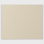 ベージュ無地ののカラーラッピング紙 ラッピングペーパー (フラット)