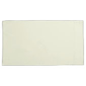 ベージュ無地のキングピローモダンケース 枕カバー (正面右)