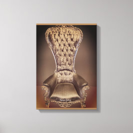 ベージュ王座 キャンバスプリント