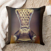 ベージュ王座 クッション (ブランケット)