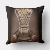 ベージュ王座 クッション (裏面)