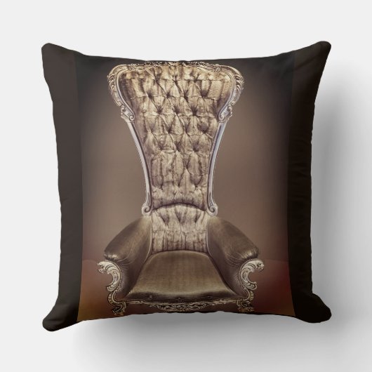 ベージュ王座 クッション (裏面)