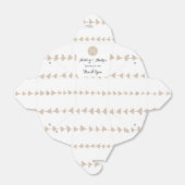 ベージュ白アステカ矢印モノグラム フェイバーボックス (折り畳みなし)