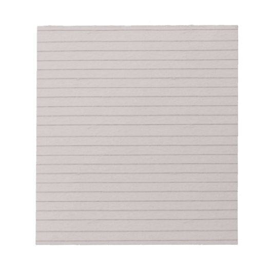 ベージュ紙の裏地。 ノートパッド (正面)