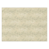 ベージュ素朴の背景のセージ緑のデイジー テーブルクロス (正面(横))