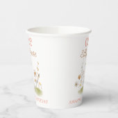 ベージュ素朴フローラワン間抜けグース1歳 紙コップ (左)