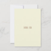 ベージュ素朴ブラウンイスラーム幾何独身の縁ど品 サンキューカード (裏面)