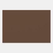 ベージュ素朴ブラウンタータンチェック格子状ラッピング紙 ラッピングペーパーシート (正面3)