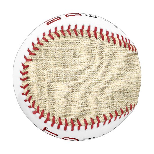 ベージュ素朴ホワイト最高のパパ永遠の父の日 野球ボール (正面左)