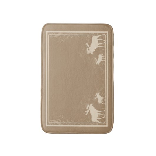 ベージュ素朴ムース渦巻きメモリ泡風呂マット バスマット (正面縦)