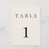 ベージュ結婚クリーム/イベント表の番号 (正面/裏面)