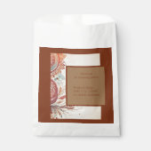 ベージュ結婚トバルモチーフ フェイバーバッグ (正面)