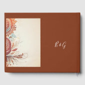 ベージュ結婚マクラメ ゲストブック (裏面)