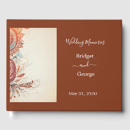 ベージュ結婚マクラメ ゲストブック