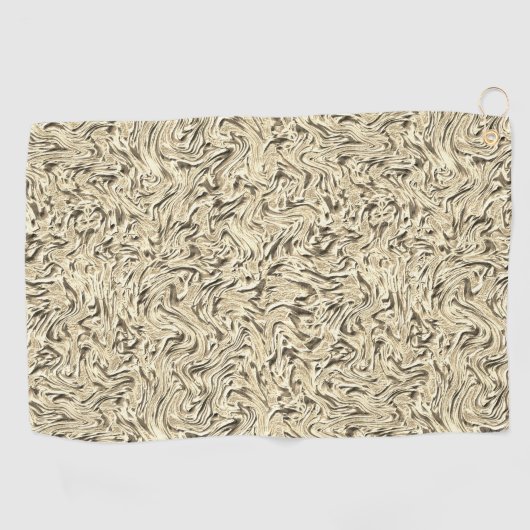 ベージュ色の壁の質感に見える ゴルフタオル (横)