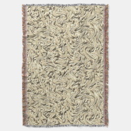 ベージュ色の壁の質感に見える スローブランケット