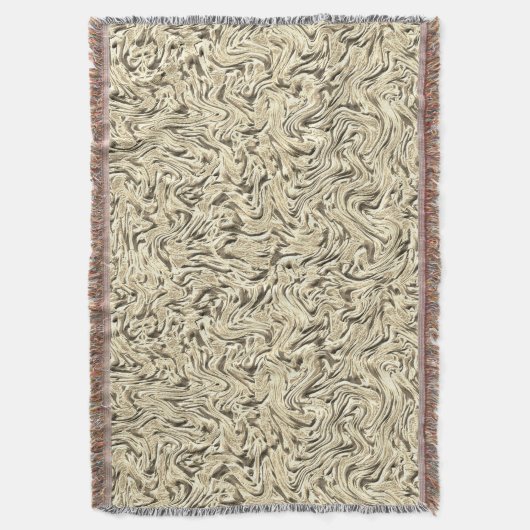 ベージュ色の壁の質感に見える スローブランケット (正面縦)