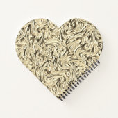 ベージュ色の壁の質感に見える ノートブック (裏面)