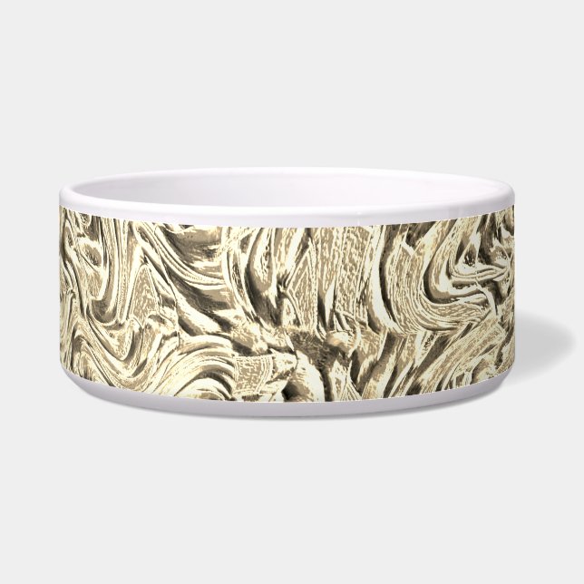 ベージュ色の壁の質感に見える ボウル (正面)