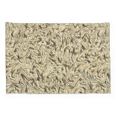 ベージュ色の壁の質感に見える 枕カバー (裏面-右)