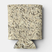 ベージュ色の壁の質感に見える 缶クーラー (裏面)