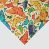 ベージュ色のFlutterbyの毎日の蝶 薄葉紙 (詳細)