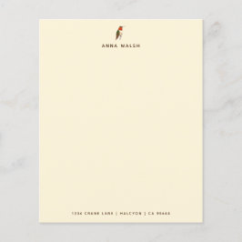 ベージュ色カスタムハミングバード文房具紙