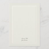 ベージュ色ドリームトリプルフレ伝統的ーム結婚ズ メニュー (裏面)