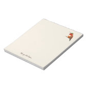 ベージュ色ハミングバード ノートパッド (回転)