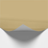 ベージュ色無地のの単色 ラッピングペーパー (角)