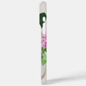 ベージュ花瓶名の熱帯メディニラピンクの花 Case-Mate iPhoneケース (裏面 / 左)